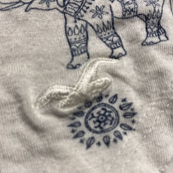 Raw Hem HOLLISTER Elephant Print Tee Shirt - Picture 5 of 9
